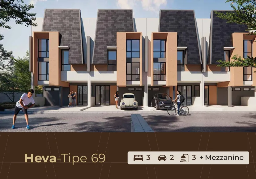 TANARUMA Residence Tipe HEVA (Tipe 69) - Foto 1