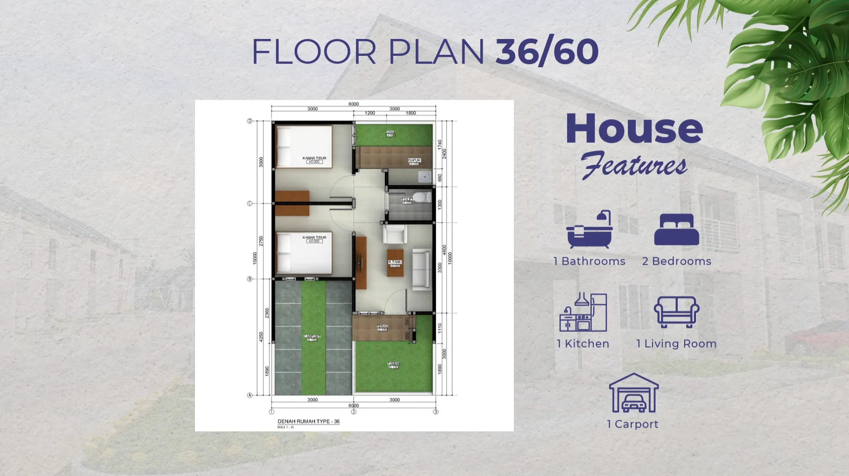 Kemang Verde Residence Tipe 36/60 - Foto 4